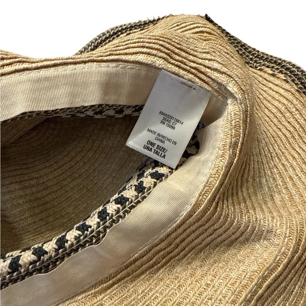 Stylish Tan Wide-Brim Hat - Picture 4 of 4